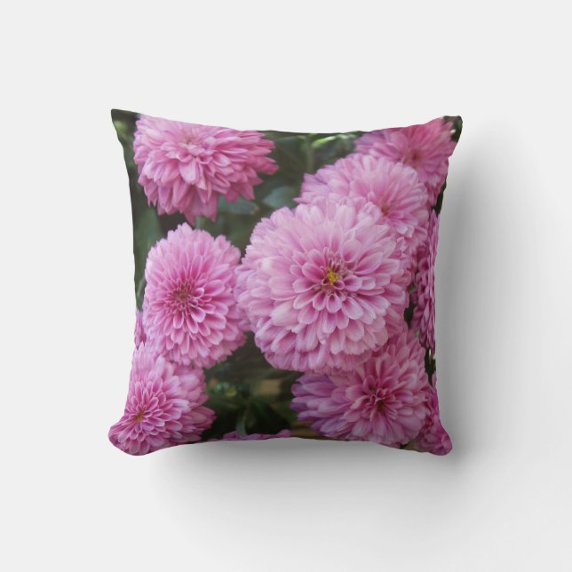 Magnifique Coussin de Jet de Fleur (Recto)
