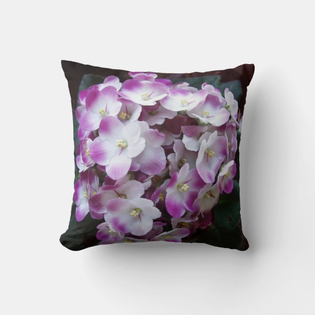 Magnifique Coussin de Jet de Fleur (Recto)
