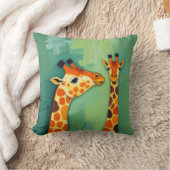 Magnifique Coussin de Jet Girafe (Couverture)