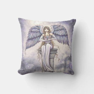 Magnifique Coussin de Jeté de Fantaisie d'Ange d'A