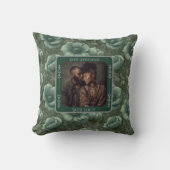 Magnifique Coussin de Lancement de Mariage Couple (Recto)