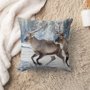 Magnifique Coussin de Renne !