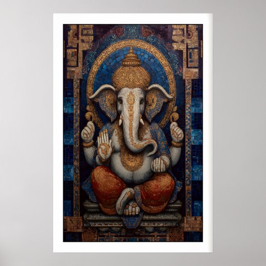 Magnifique décoration murale Ganesha - Conception (Devant)