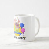 Magnifique depuis 1974 - Drôle Papa Mug Café (Devant droit)