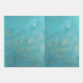 Magnifique emballage cadeau bleu (Devant)