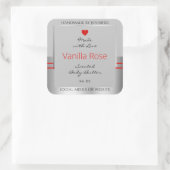 Magnifique emballage de produits Étiquettes Argent (Sac)