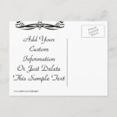 Magnifique Enregistrer La Date Gold & Black Cartes (Dos)