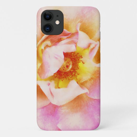 Magnifique étui de téléphone Rose Gold Pink Art (Dos)
