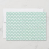 Magnifique faire-part de date de mariage en script (Dos)