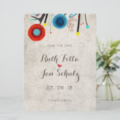 Magnifique Faire-part de mariage Rupydetequila (Debout devant)