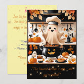 Magnifique festin – Invitation à la fête de cuisin (Devant / Derrière)