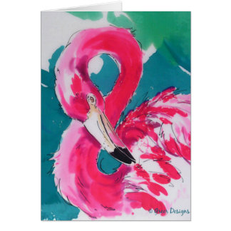 Magnifique Flamant rose Oiseau TropicalArt Imp