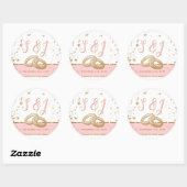 Magnifique - Gold Pink sticker 1 (Feuille)