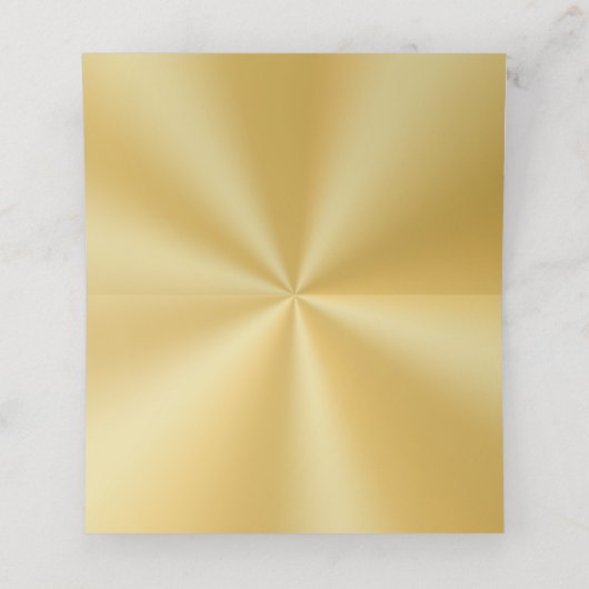 Magnifique, Gold Place Cartes. Cartes Photo (Intérieur déplié)