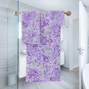 Magnifique hydrangée motif en lavande, floral