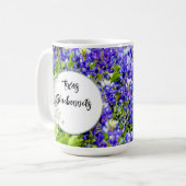 Magnifique idée cadeau de tasse à café Texas Blueb (Devant gauche)