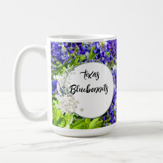 Magnifique idée cadeau de tasse à café Texas Blueb (Gauche)