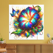 Magnifique Impression sur Toile de Style Vitrail d (Insitu(Salon))