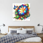 Magnifique Impression sur Toile de Style Vitrail d (Insitu(Chambre))