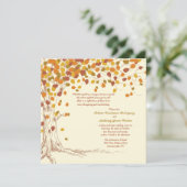 Magnifique Invitation Mariage de automne (Debout devant)