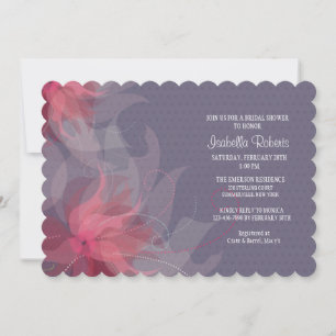 Magnifique Invitation Mauve