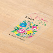 Magnifique jardin. Invitation Acrylique (Poser)