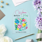 Magnifique jardin. Invitation Acrylique (Insitu (Mariage))