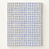 Magnifique Journal Bleu et Beige (Dos)