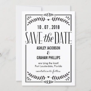 Magnifique Love Save the Date Card
