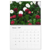 Magnifique Macro Fleurs 12 mois calendrier mural (Feb 2027)