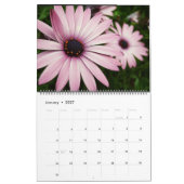Magnifique Macro Fleurs 12 mois calendrier mural (Jan 2027)