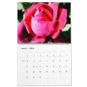Magnifique Macro Fleurs 12 mois calendrier mural (Mar 2026)