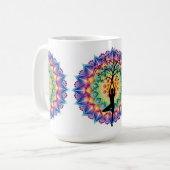 Magnifique Mandala Yogo et Mug de méditation (Devant gauche)
