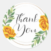 Magnifique merci autocollants ou scellés d'envelop (Devant)