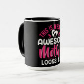 Magnifique Mère Citation Mug (Devant gauche)