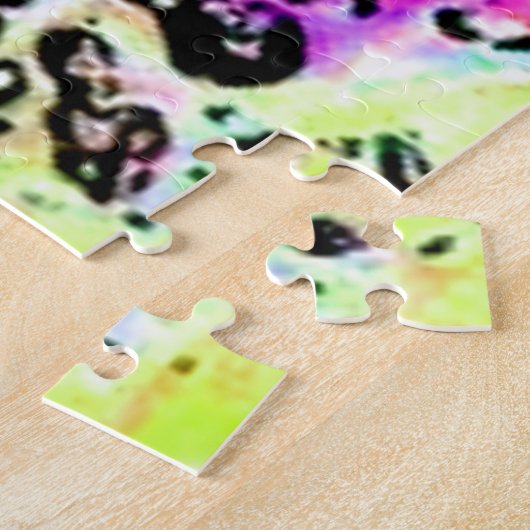 Magnifique Metallic Texturé Puzzle coloré (Côté)