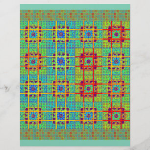 Magnifique modèle vectoriel d'impression ethnique 