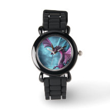 Magnifique montre d'art de dragon pour enfants