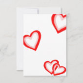 Magnifique Moose Typographie Carte Saint Valentin (Dos)