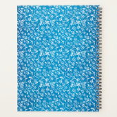 Magnifique motif géométrique bleu (Dos)