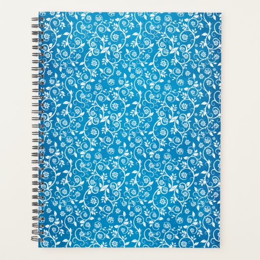 Magnifique motif géométrique bleu (Devant)