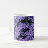 Magnifique mug à café Fleurs Violettes (Devant gauche)
