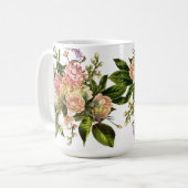 Magnifique Mug Floral, Hydrangea, Lilac, Rose (Devant gauche)