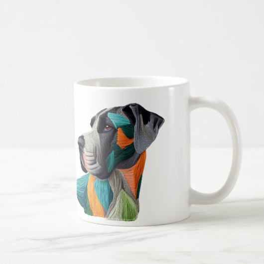 Magnifique mug Grand Danois de style unique et dét (Droite)