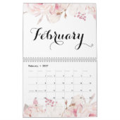 Magnifique Murale Florale Calendrier 2024 (Feb 2027)