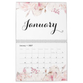 Magnifique Murale Florale Calendrier 2024 (Jan 2027)