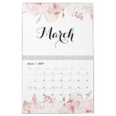 Magnifique Murale Florale Calendrier 2024 (Mar 2027)