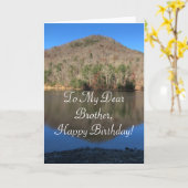 Magnifique Nature, Carte d'anniversaire de frère (Fleur jaune)