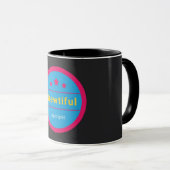 Magnifique, Or liquide, Mug Combo (Devant droit)