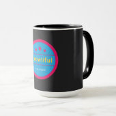 Magnifique, Or liquide, Mug Combo (Devant droit)